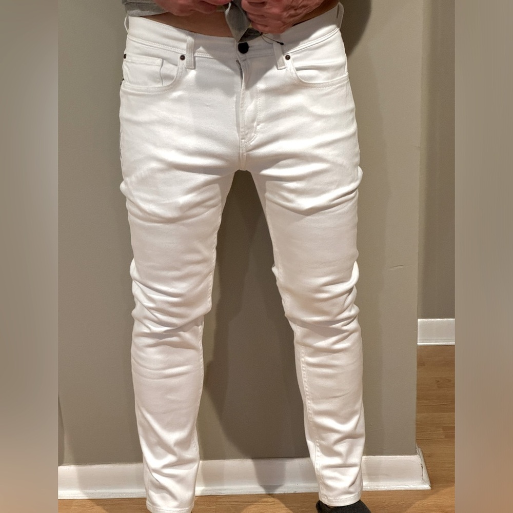 KARL LAGERFELD PARIS Skinny Fit Moto Pants Men’s 32  - NWT Sample